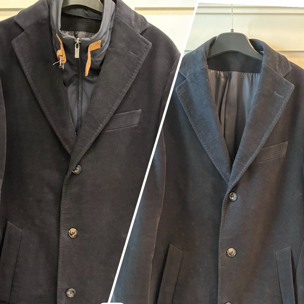 Massimo Dutti Dark Blue Coat